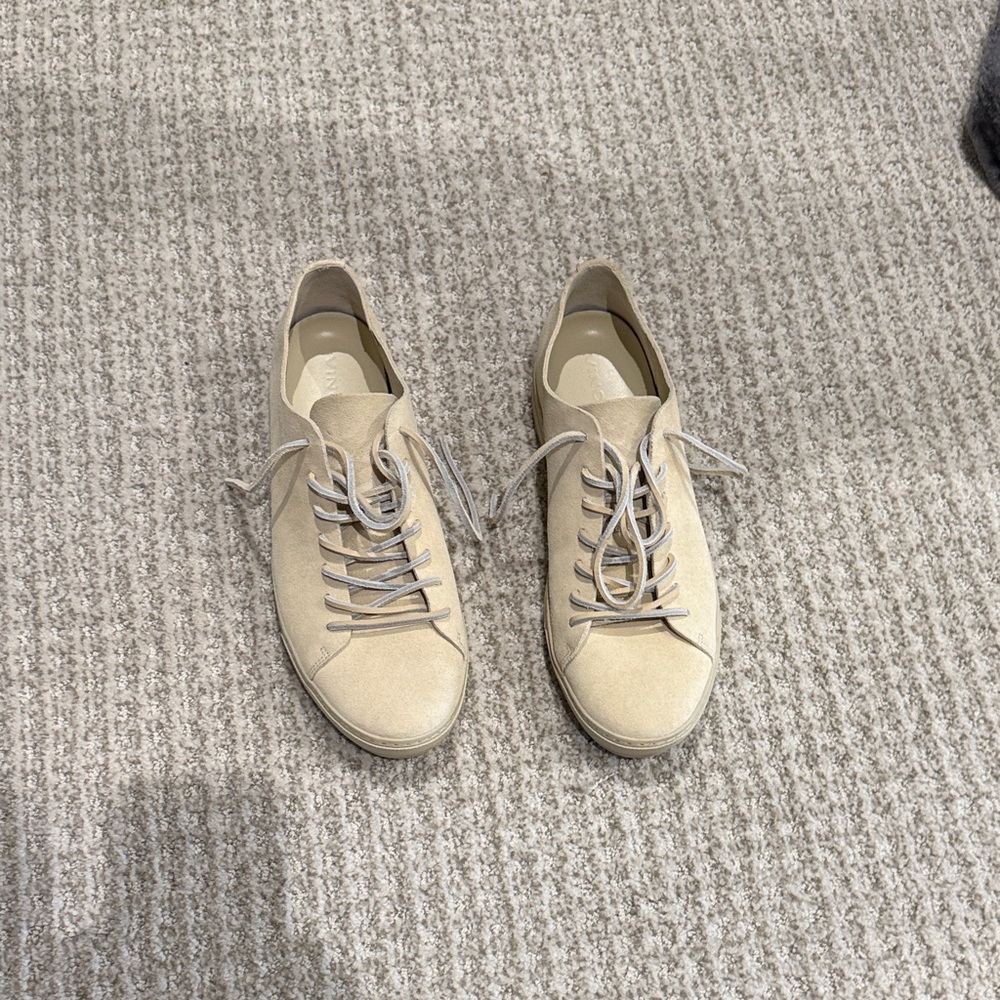 Men’s Vince Suede Beige Sneakers